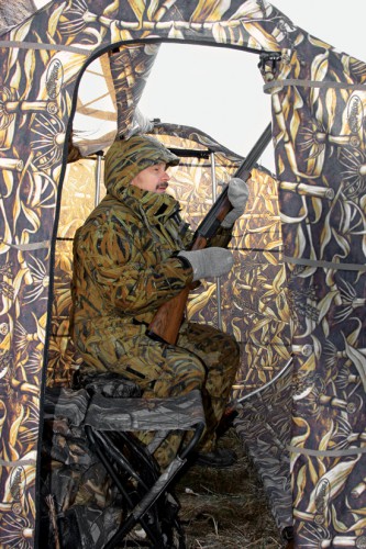 Охота на гусей весною.