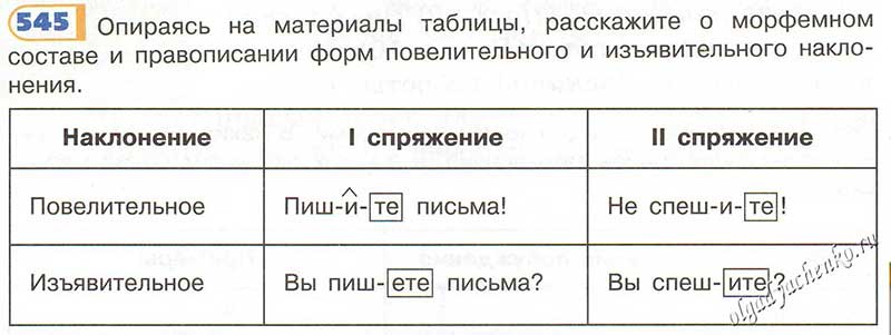 Упражнение 545