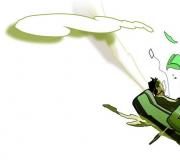 Движение в воздухе до раскрытия парашюта