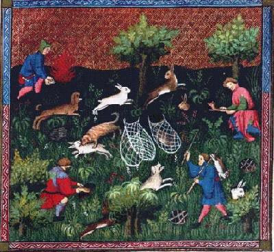 Охота с хорьками