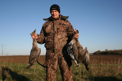 весенняя охота на гуся