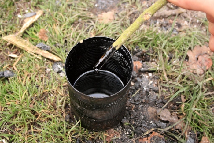 Деготь в ведре