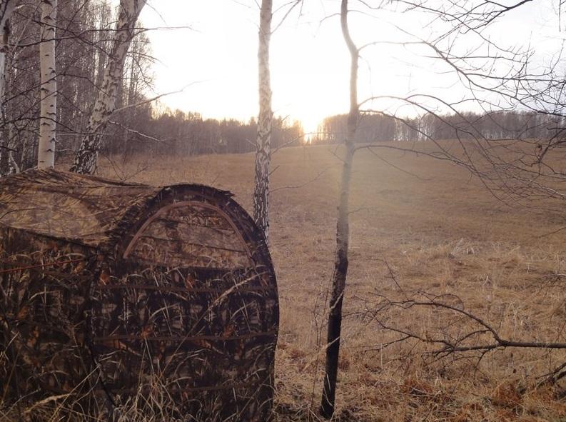 Скрадок для охоты на тетерева