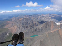 Параплан в динамике от бриза. Анапа