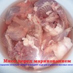 Вымачивание мяса сурка в воде