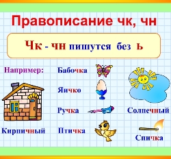 Диктанты на сочетания ЧК, ЧН, НЧ