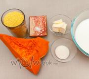 Каша пшенная с тыквой в мультиварке