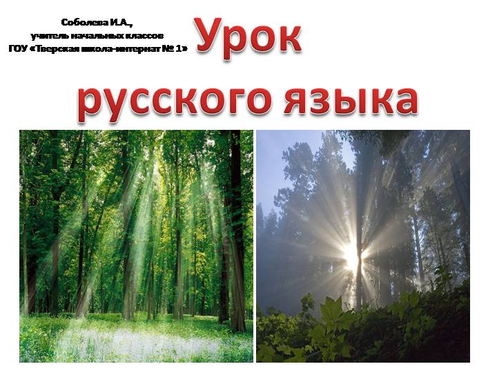 Презентация: Разделительный мягкий знак