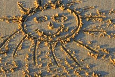 Солнце на песке