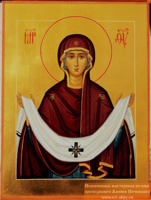 Покров Пресвятой Богородицы икона современная