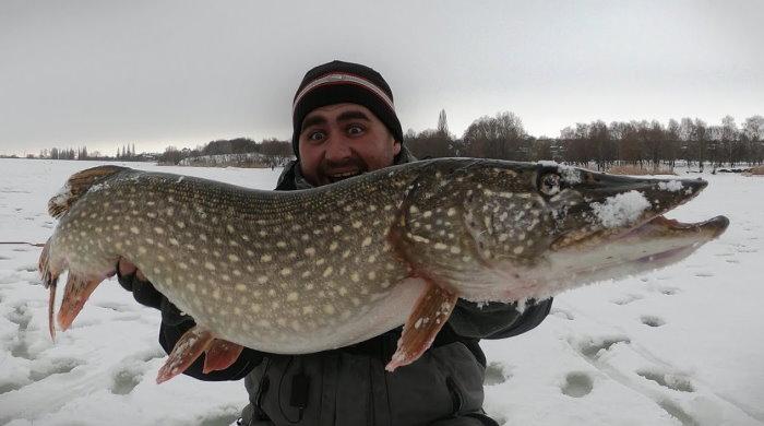 Ловля щуки зимой