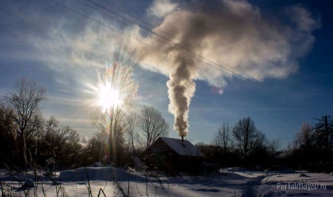 Дым идёт столбом