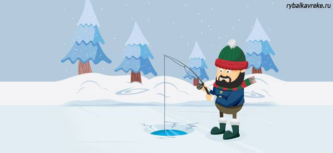 Оптимальная погода для рыбалки зимой