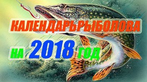 Лунный календарь рыболова на 2018 год