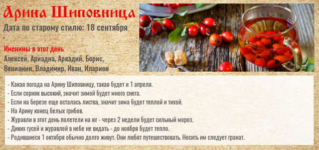 Народные приметы октября о погоде на каждый день