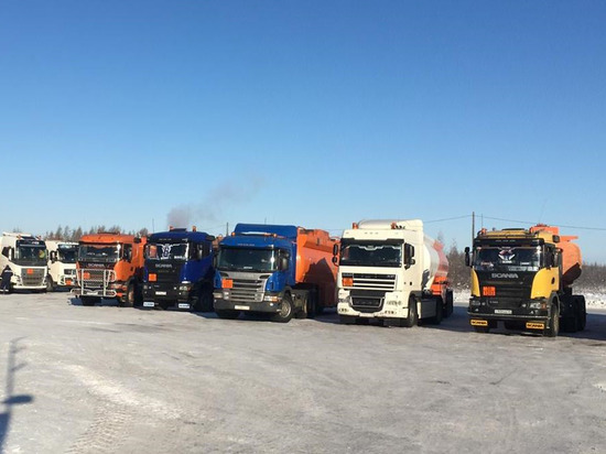 План завоза топлива автозимником АО «Саханефтегазсбыт» выполнит