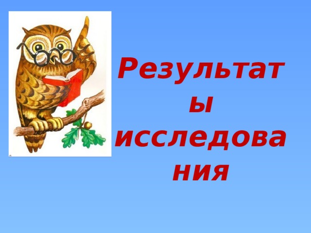 Результаты исследования