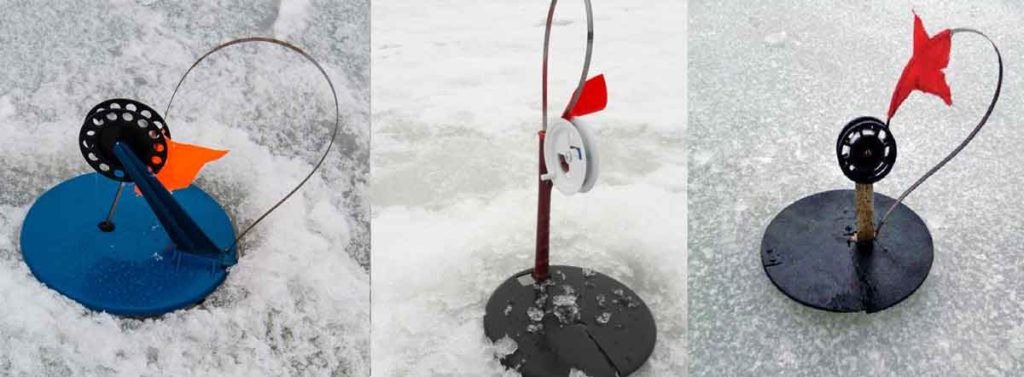 оснастка жерлицы на щуку на широком основании