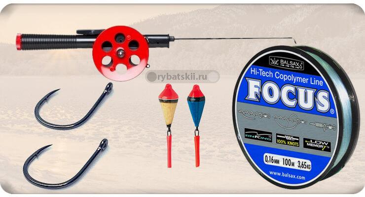 Леска, зимняя удочка и поплавки