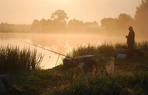 рыбалка утром