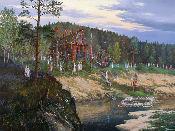 Всеволод Иванов. Подношение духам реки.