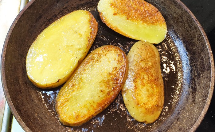 Картофельные фонданы Еда, Рецепт, Картофель, Гарнир, Кухня, Длиннопост