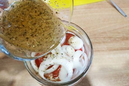 Салат-закуска из помидоров в кисло-сладком маринаде Закуска, Помидоры, Овощи, Маринад, Еда, Питание, Кухня, Кулинария, Рецепт, Приготовление, Блюдо, Длиннопост, Салат