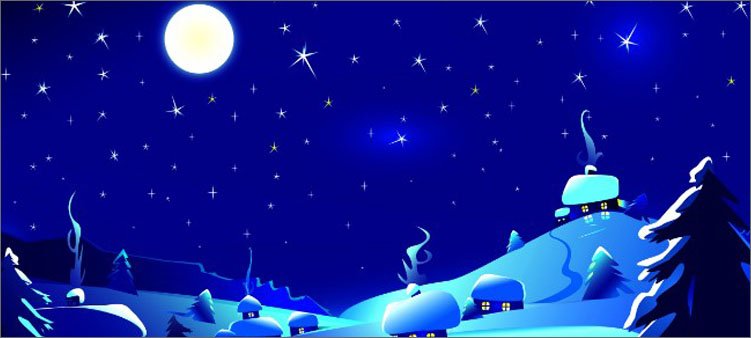 звездня-зимняя-ночь