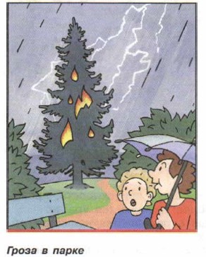 Гроза в парке