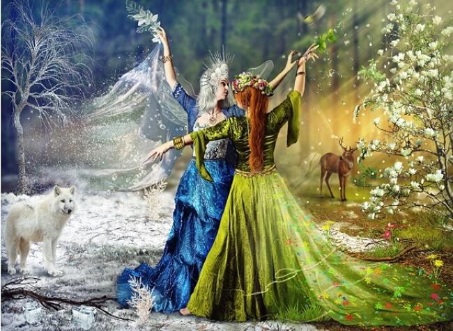 Сретенье как встреча Зимы с Весной