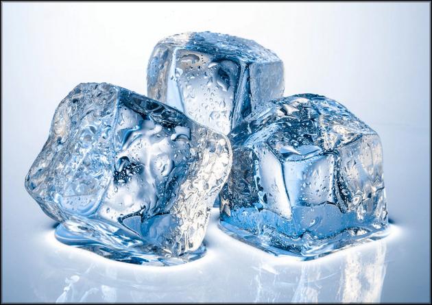Даже лед излучает тепло