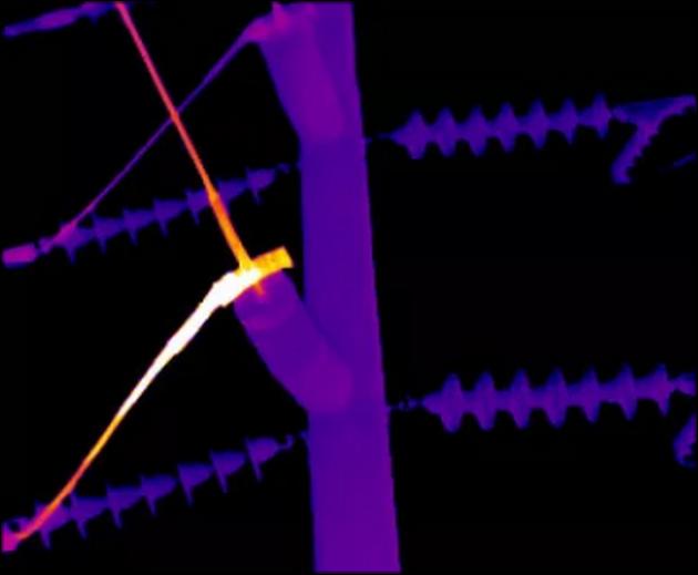 Обнаружение проблемного места на ЛЭП