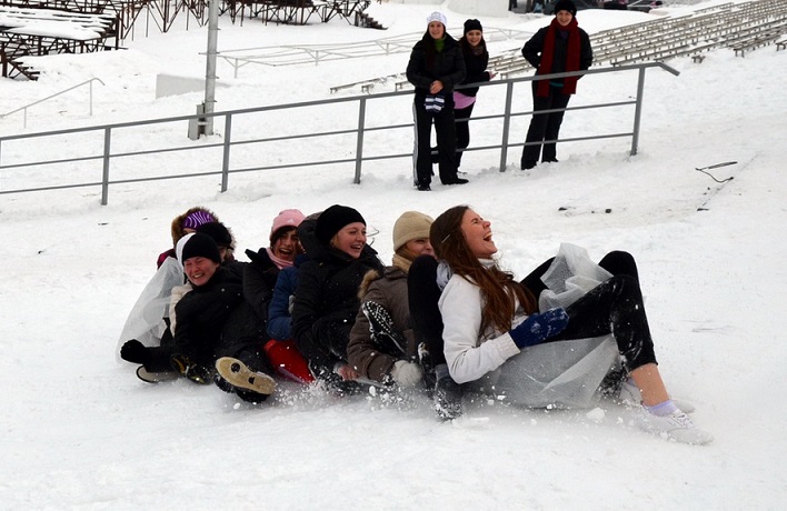 Студенты веселятся