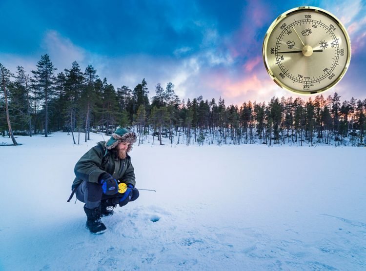 Лучшая погода для ловли зимой