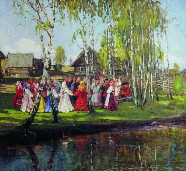 Обычай водить хороводы