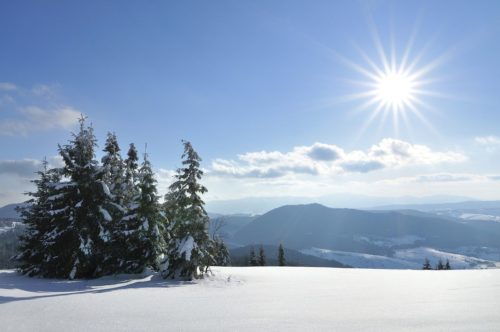 Хорошая погода в начале декабря