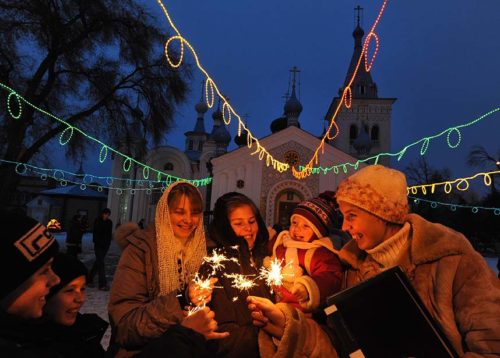 Праздник Рождество в России