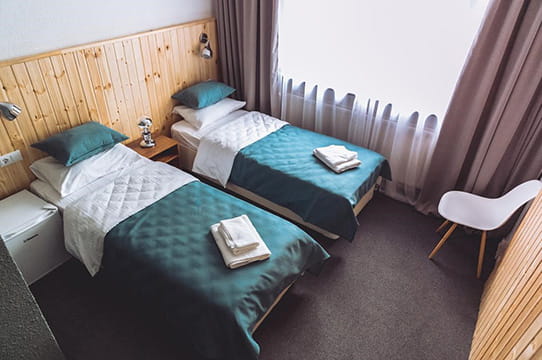 Домики в лагуне