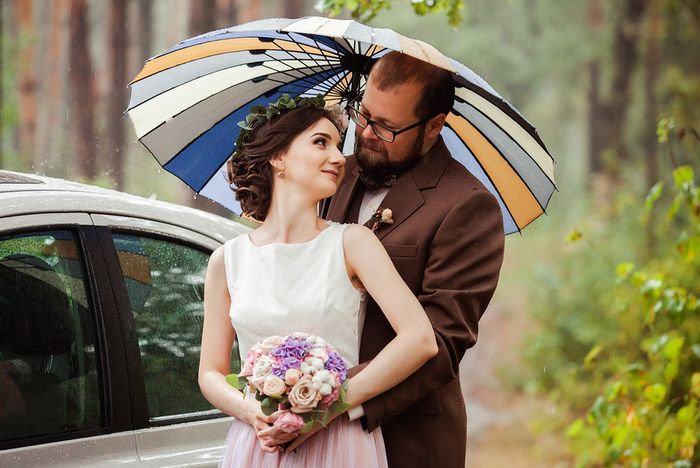 дождь на свадьбу – примета 4