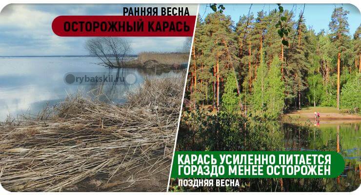 Рыбалка ранней и поздней весной