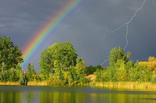 жара и дождь