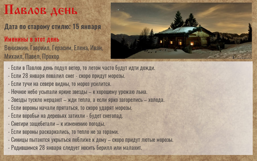 28 января — день Павла Фивейского