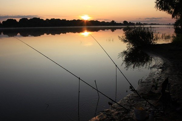 Рыбалка в безветренную погоду