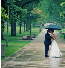 дождь на свадьбе молодых