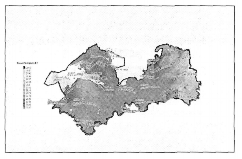 Трехмерные карты значений индексов.