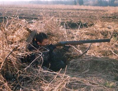 Засидка в соломе