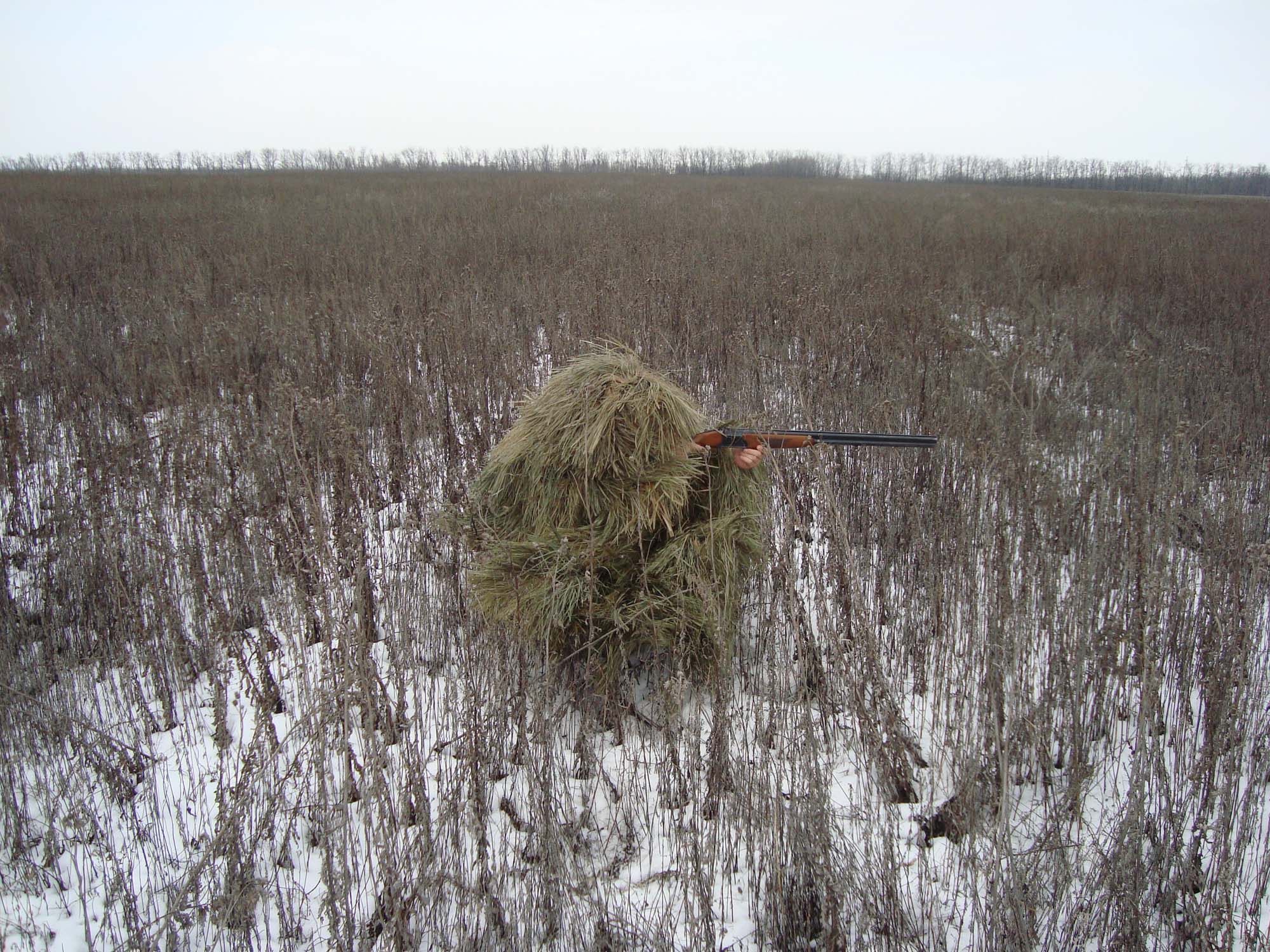 Укрытие при охоте на ворон